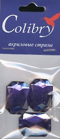 Стразы акриловые Colibry 24 (Oc18-25) (восьмиугольные) (18х25 мм) (упаковка)
