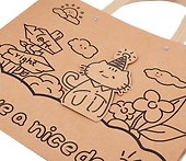 Пакет А4 32*25,5*15 "Have a nice day" дет., крафт, бум.мат.ламинат - 1
