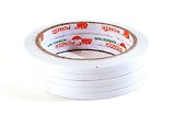 Лента клейкая двухсторонняя бумажная шир 0,5 см дл 18м, 5 шт в блистере