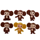 Фигурка-тянучка Чебурашка, 6 видов в ассортименте, Funky Toys, (2х16х11), (CHE240)