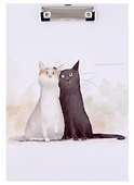 Планшет «Коты. Павлик и Валера», А4, ламинированный картон, Be positive - 0