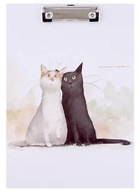 Планшет «Коты. Павлик и Валера», А5, ламинированный картон, Be positive