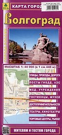 Волгоград. Карта города