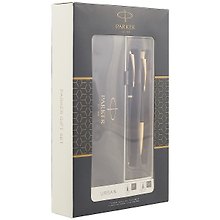 Подарочный набор Parker, Urban Duo MatBlack GT, ручка шариковая черная и ручка-роллер