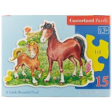 Пазл «Жеребенок» 15 элементов, Castorland