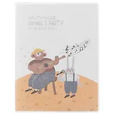 Тетрадь в линейку JoyTop, Animal's party, А5, 78 листов, в ассортименте