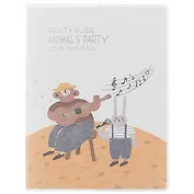 Тетрадь в линейку JoyTop, Animal's party, А5, 78 листов, в ассортименте