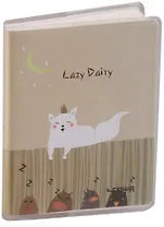 Записная книжка А7 80 листов клетка "Lazy pets"