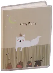 Записная книжка А7 80 листов клетка "Lazy pets"