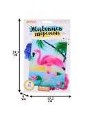 Картина из шерсти Фламинго А5. 3803463 - 1