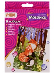 Набор для творчества Color Puppy Алмазная мозаика Лисичка, 10*15см