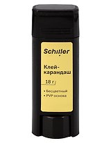 Клей-карандаш, Schiller, 18 г, PVP основа
