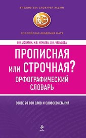 БСлЭкс.Прописная или строчная?Орф.словарь
