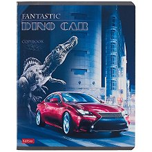 Тетрадь общая «Dino car», 48 листов в клетку, A5, в ассортименте - Hatber