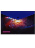 Папка -конверт «Space» А4 на кнопке - 0