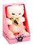 Мягкая игрушка Angel Collection Киска Персик с рыбкой (24 см) (681854) (коробка) - 0