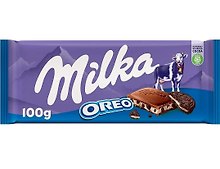 Шоколадная плитка Milka Oreo (Милка Орео), 100г
