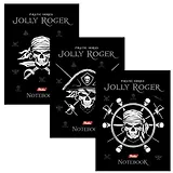 Тетрадь 48л кл. "Веселый Роджер", тиснение фольгой, ассорти, Hatber