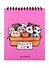 Скетчбук А6+ 125*160 40л "Возьми кота" белый офсет, 100г/м2, тв.обложка, евроспираль - 0