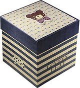 Коробка подарочная "Мишка" 17,5*17,5*17,5см