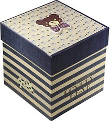 Коробка подарочная "Мишка" 17,5*17,5*17,5см