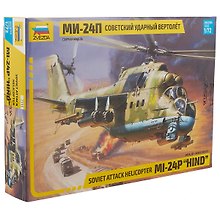 Сборная модель «Советский ударный вертолет Ми-24П», ZVEZDA (7315)