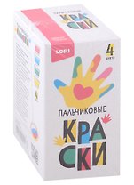 Пальчиковые краски 4 цвета по 50 мл