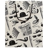 Подарочный пакет «Black&White», А4 - 2