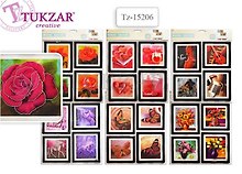 Наклейки 3D интерьерные TUKZAR 4 КАРТИНЫ 39*49см, 6 дизайнов в ассортименте