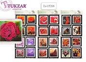 Наклейки 3D интерьерные TUKZAR 4 КАРТИНЫ 39*49см, 6 дизайнов в ассортименте