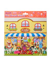 Наклейка декоративная игровой набор Кафе (225х240) (Наклей-ка) (упаковка)