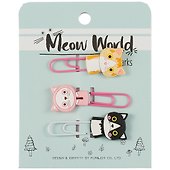 Набор Скрепки-закладки Котики Meow world (3 шт) (12-24296-EX17767) - 1