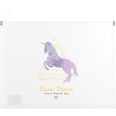 Папка на молнии A4 «Star unicorn», с расширением, в ассортименте - 2