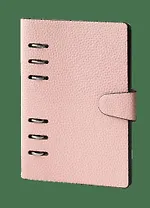 Тетрадь на кольцах в клетку InFolio, Study, 80 листов, розовая