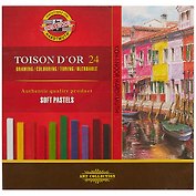 Пастель сухая мягкая «Toison D'or», 24 цвета, Koh-I-Noor