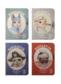 Записная книжка «Navigator» А6, 24 листа, сшивка, Languo, в ассортименте