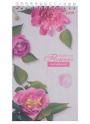 Блокнот А5 60 листов линейка "Flowers"