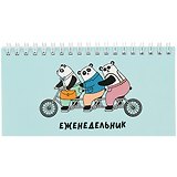 Планинг недат. 64л "Велопутешествие" карманный, обл.картон, выб.лак