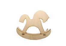 3-D модель Лошадка качалка (13954) (180х45х165) (дерево) (упаковка)