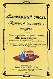 Пасхальный стол. Куличи, бабы, пасхи и мазурки