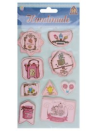 Наклейки бумажные, Кафе 125