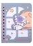 Записная книжка 80*108 80л "Soaring in space" карт.обл., вырубка, спираль, инд.уп., ассорти - 2
