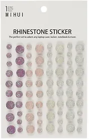 Стразы самоклеящиеся ассорти с блестками