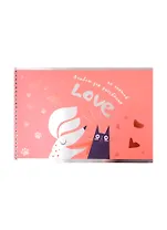 Альбом для рисования Listoff, "Невероятная дружба", А4, 40 листов, на гребне