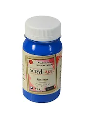 Краска акриловая "Акрил-Арт" церулеум,100мл,банка, Таир