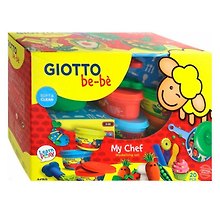 Набор пасты для лепки, Giotto be-bè My Chef My Chef 6шт.-пасты и 12шт.-аксессуаров 469400