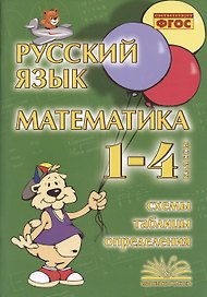 Русский язык. Математика. 1-4 класс. Схемы,таблицы,определения