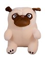 Мягкая игрушка сердитый Мопс (30х20)