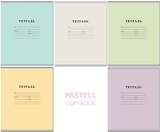 Тетрадь 12л кл. "Pastell" (однотонная) офсет, мел.картон, ассорти, Спейс