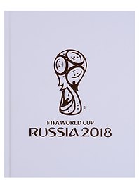 Записная книжка «ЧМ по футболу 2018. Золотая эмблема» А6, 80 листов, Hatber